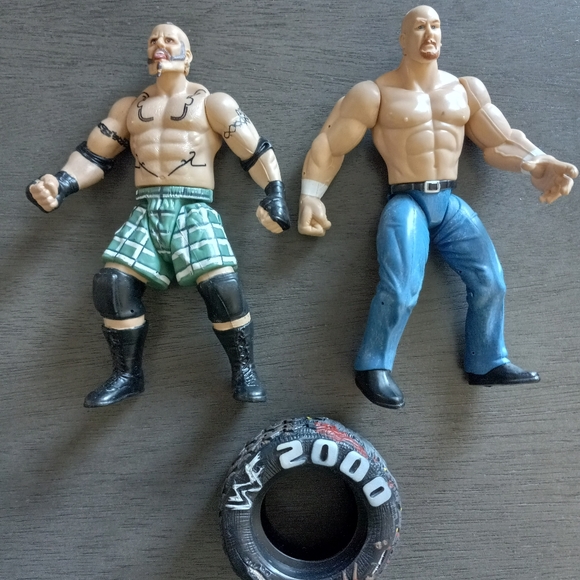 Jakks Pacific WWF Wrestling Action Figures 1998-1999 5 Total - Picture 4 of 8